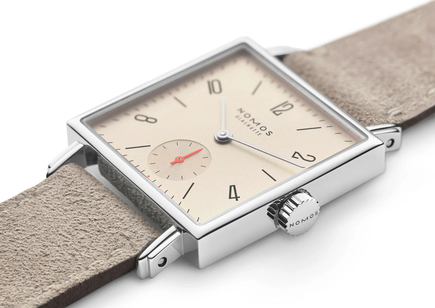 Nomos Glashutte Tetra 27 Champagne Steel Back Watch - Image 5