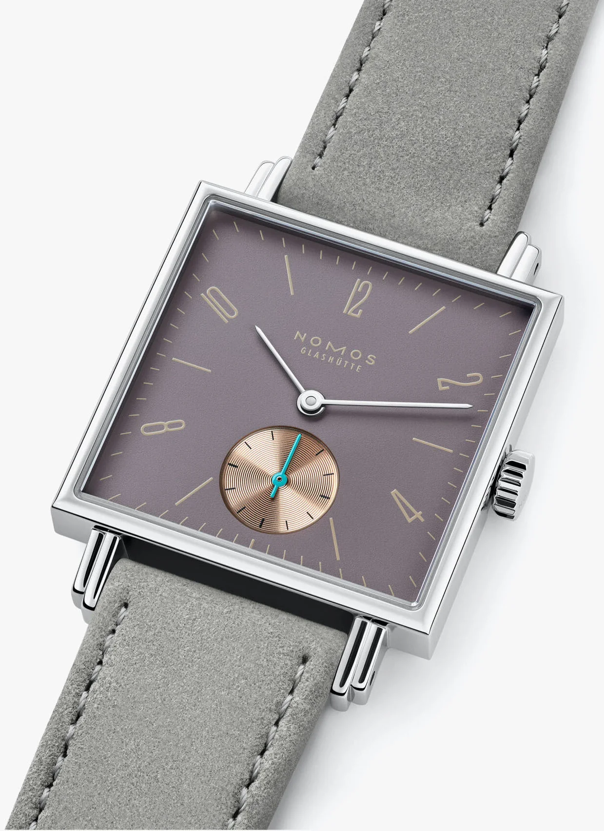 Nomos Glashutte Tetra Aubergine Sapphire Crystal Watch - Image 5