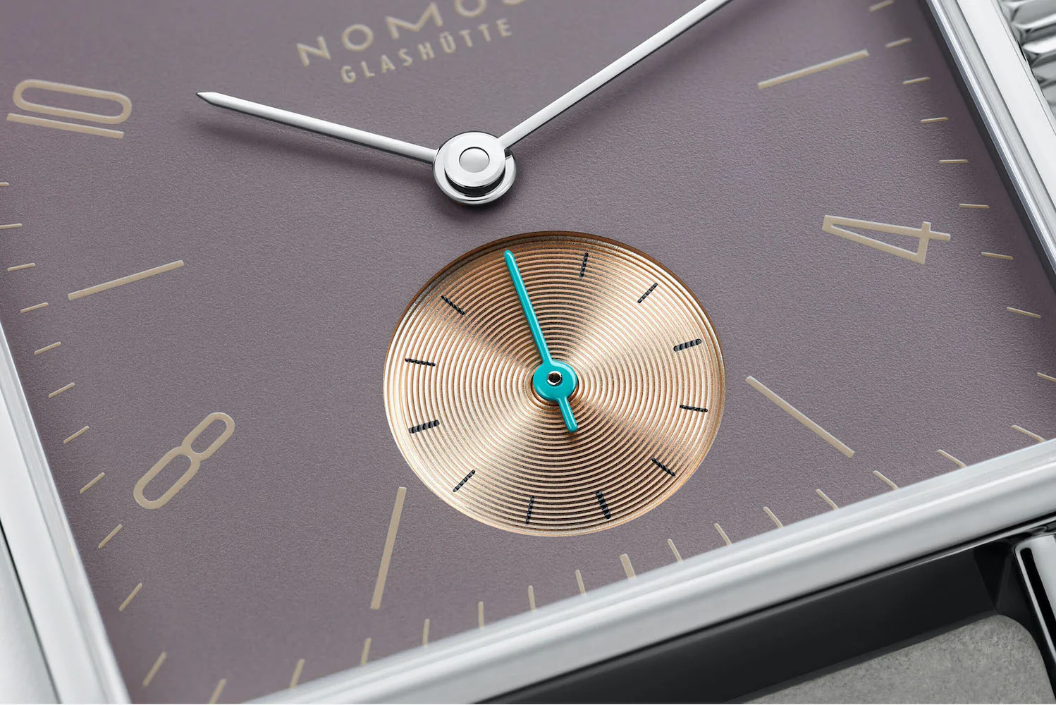 Nomos Glashutte Tetra Aubergine Sapphire Crystal Watch - Image 6