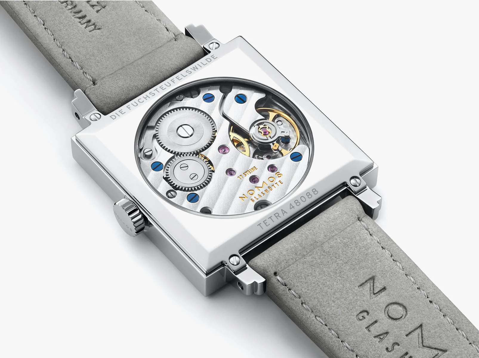 Nomos Glashutte Tetra Aubergine Sapphire Crystal Watch - Image 8