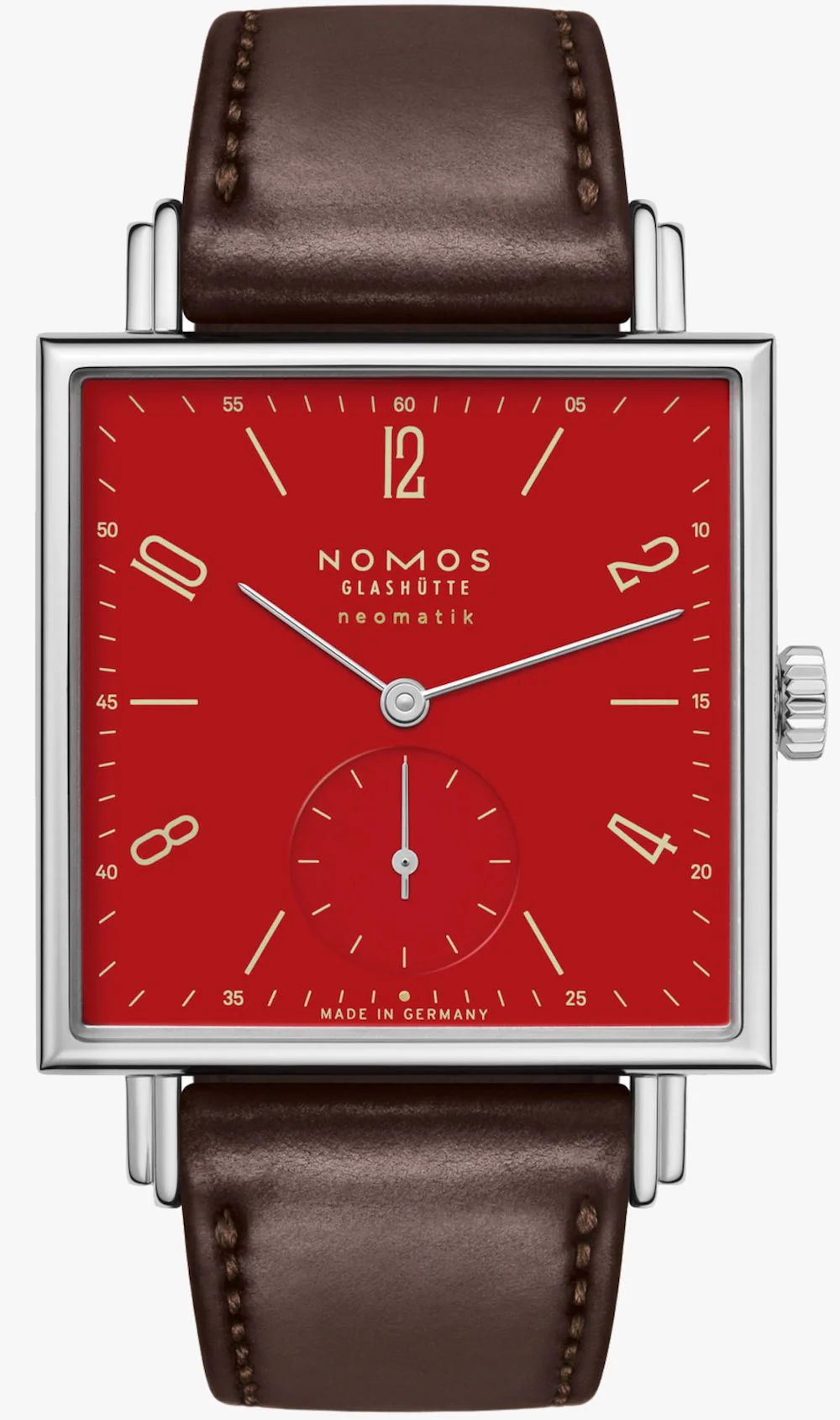 Nomos Glashutte Watch Tetra Red Neomatik 175 Years of Watchmaking Limited Edition D