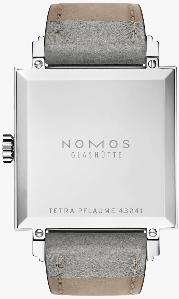 Nomos Glashutte Watch Tetra Plum Steel Back - Image 2