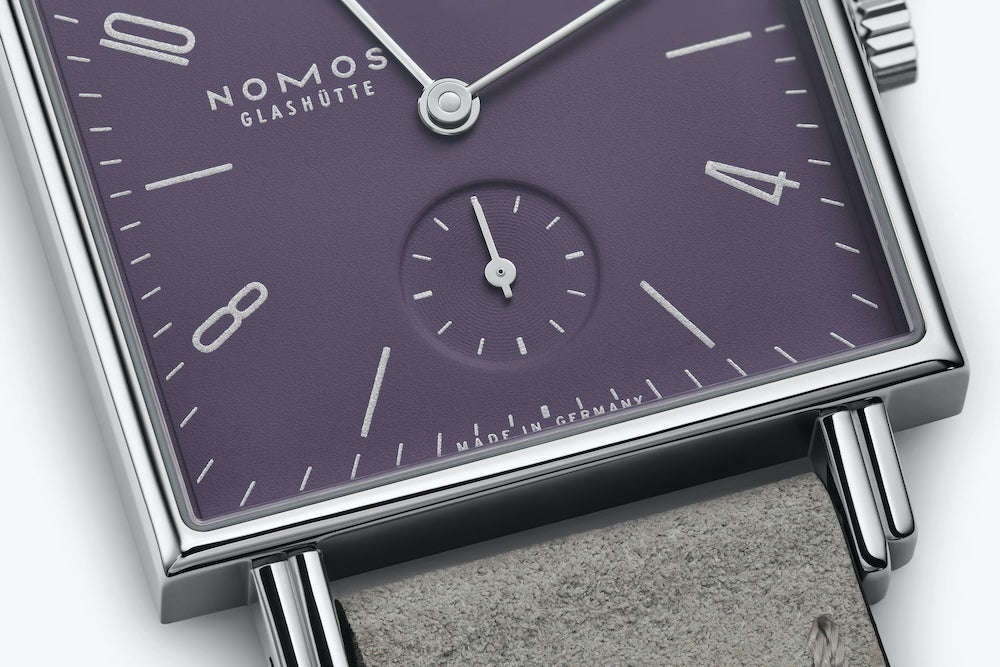 Nomos Glashutte Watch Tetra Plum Sapphire Crystal - Image 7