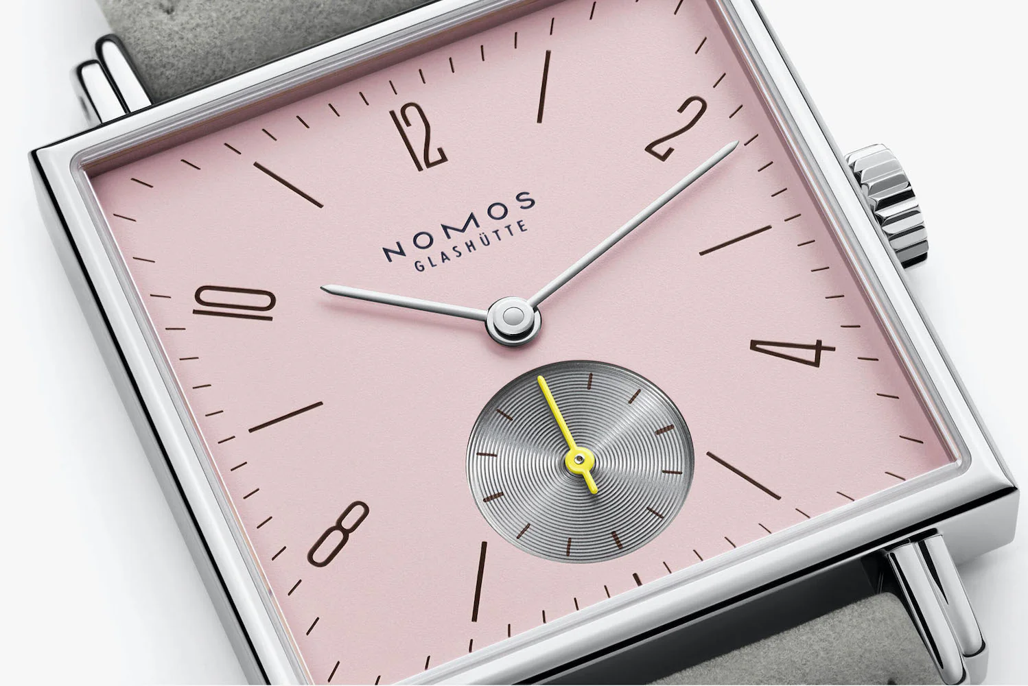 Nomos Glashutte Tetra Rose Sapphire Crystal Watch - Image 4