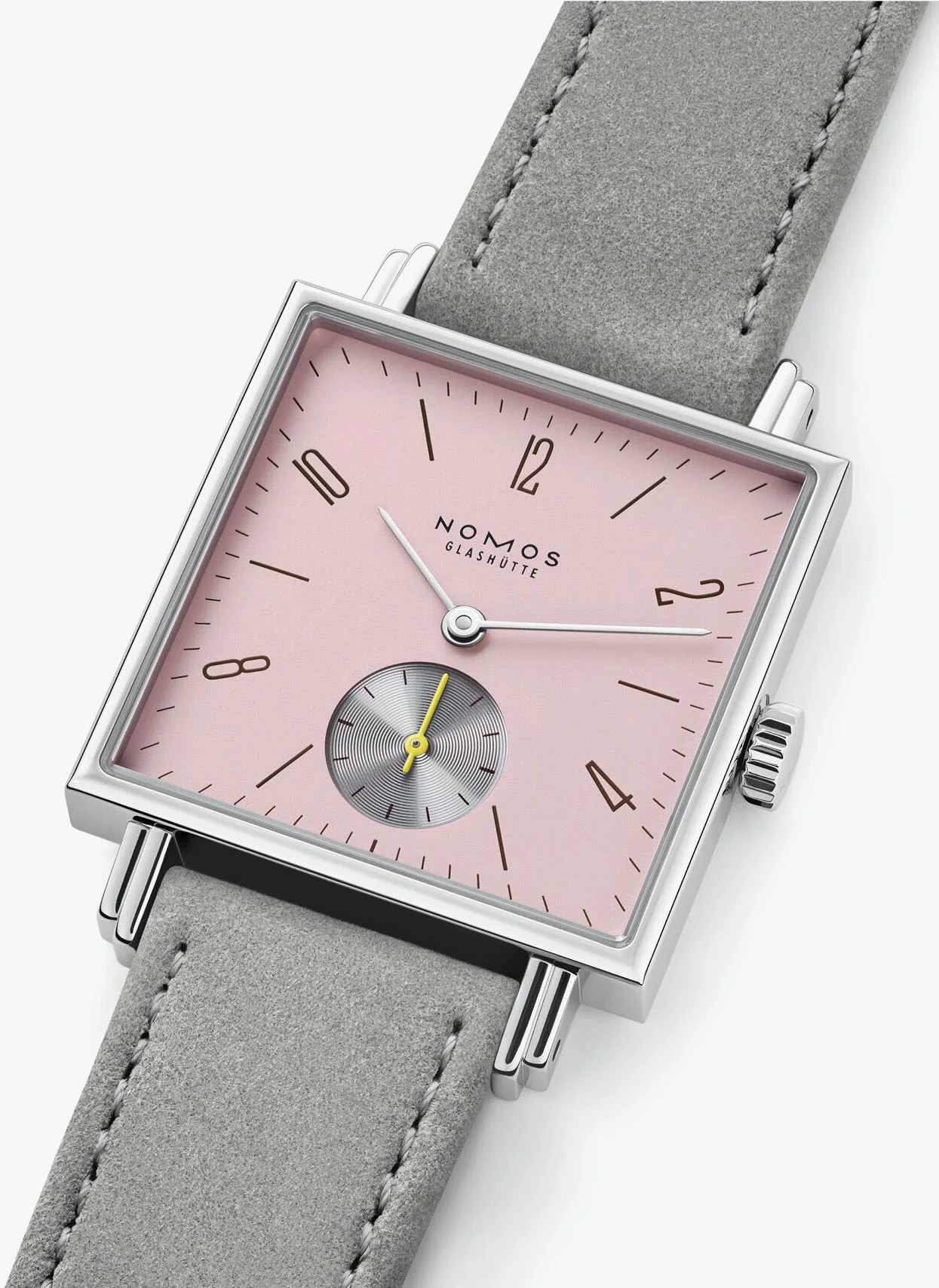 Nomos Glashutte Tetra Rose Sapphire Crystal Watch - Image 5