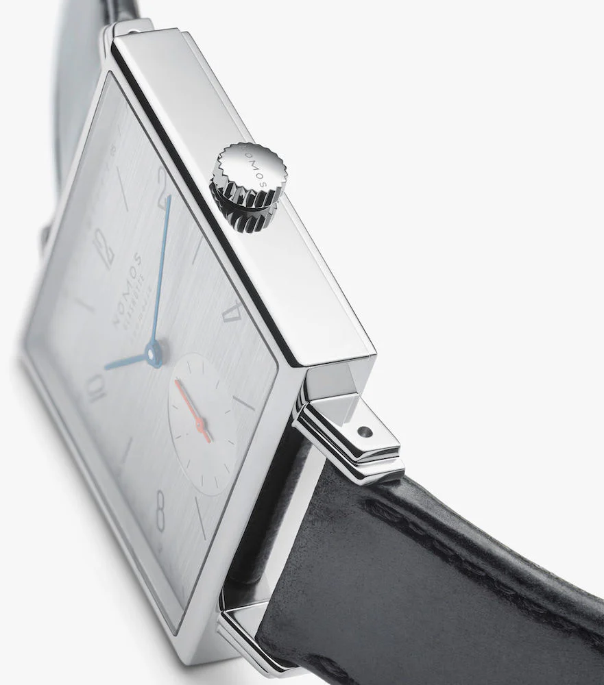 Nomos Glashutte Tetra Silvercut Sapphire Crystal Watch - Image 6