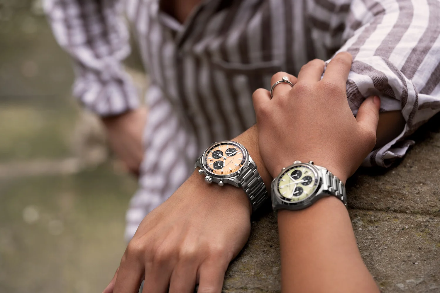Norqain Freedom 60 Chrono 40mm Peach Bracelet Limited Edition Watch - Image 4