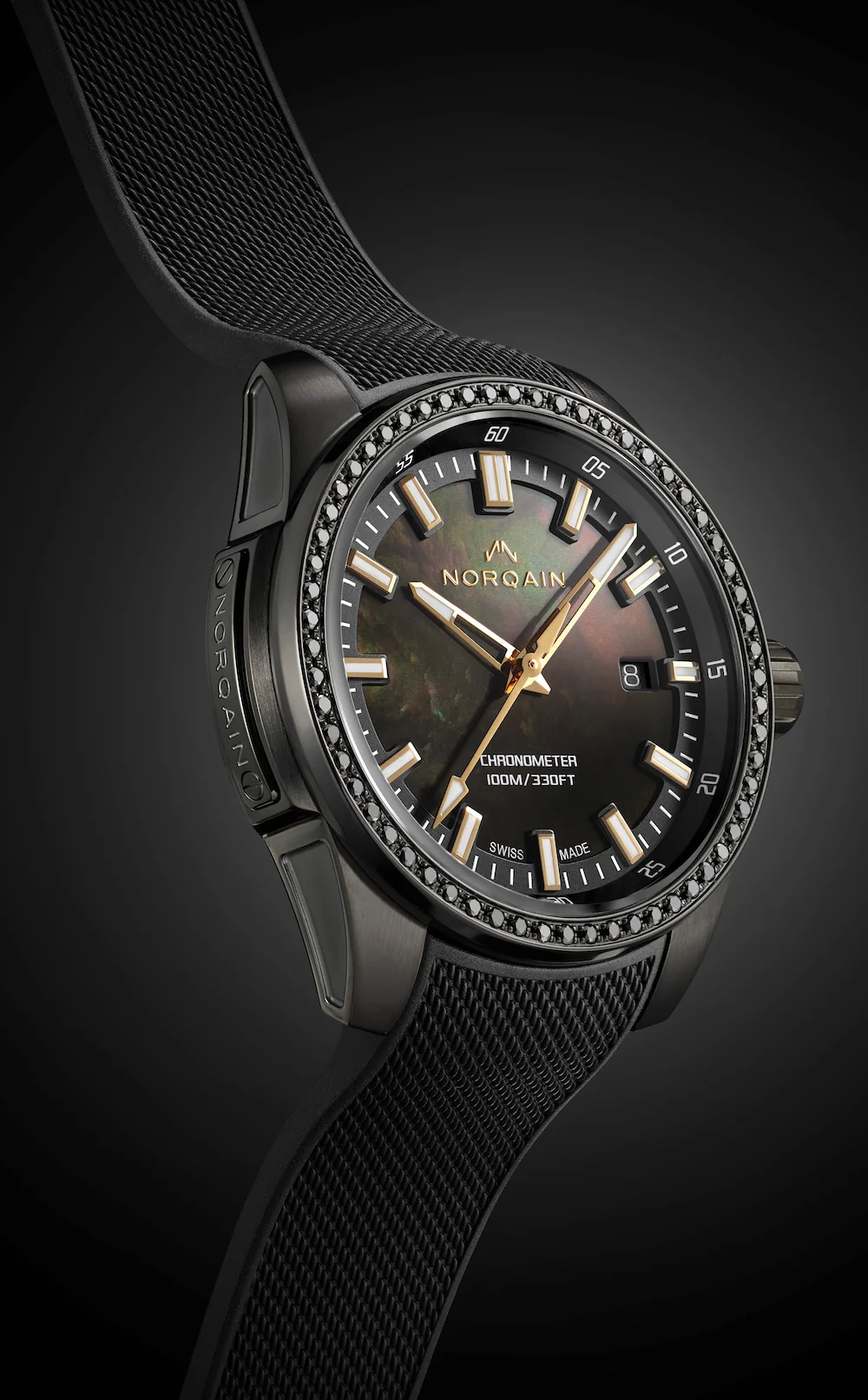 Norqain Independence Black MOP And Diamonds Limited Edition - Image 3