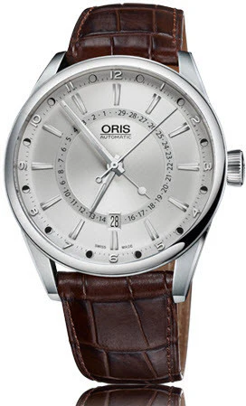 Oris Watch Artix Pointer Moon Date Leather