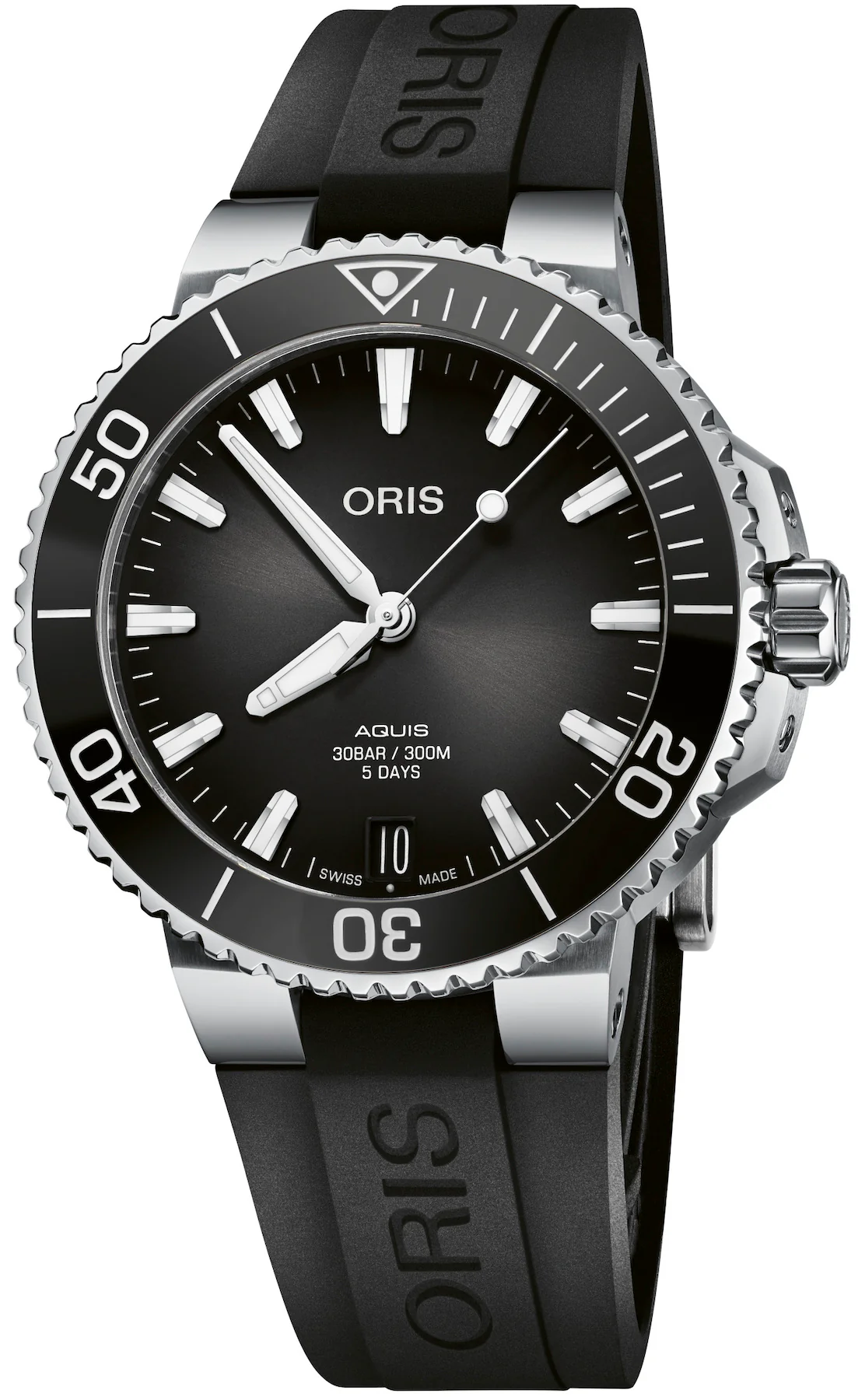 Oris Aquis Date Calibre 400 Anthracite Rubber D