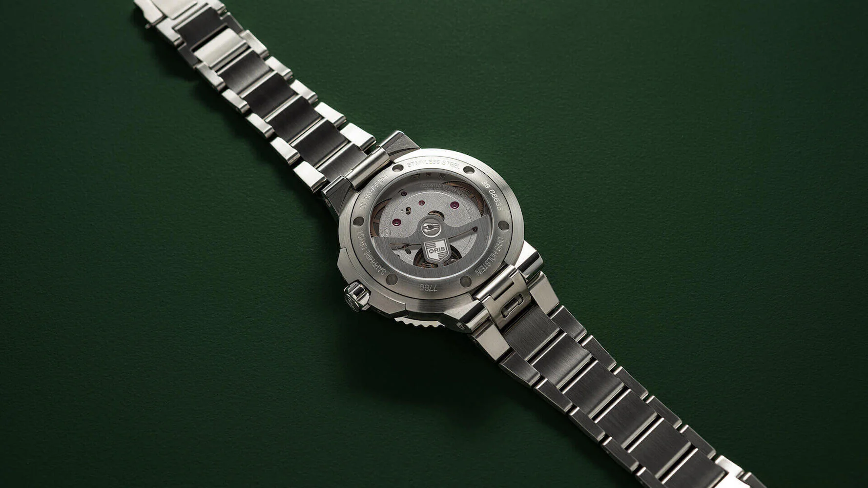 Oris Aquis Date Calibre 400 Green Rubber - Image 2