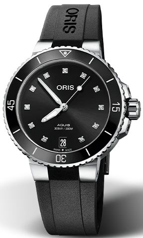 Oris Watch Aquis Date Diamond Ladies