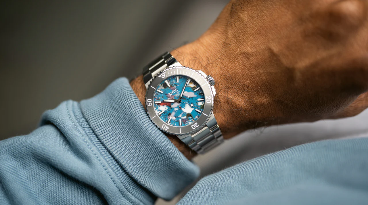 Oris Aquis Date Upcycle Calibre 400 43.5mm Watch - Image 5