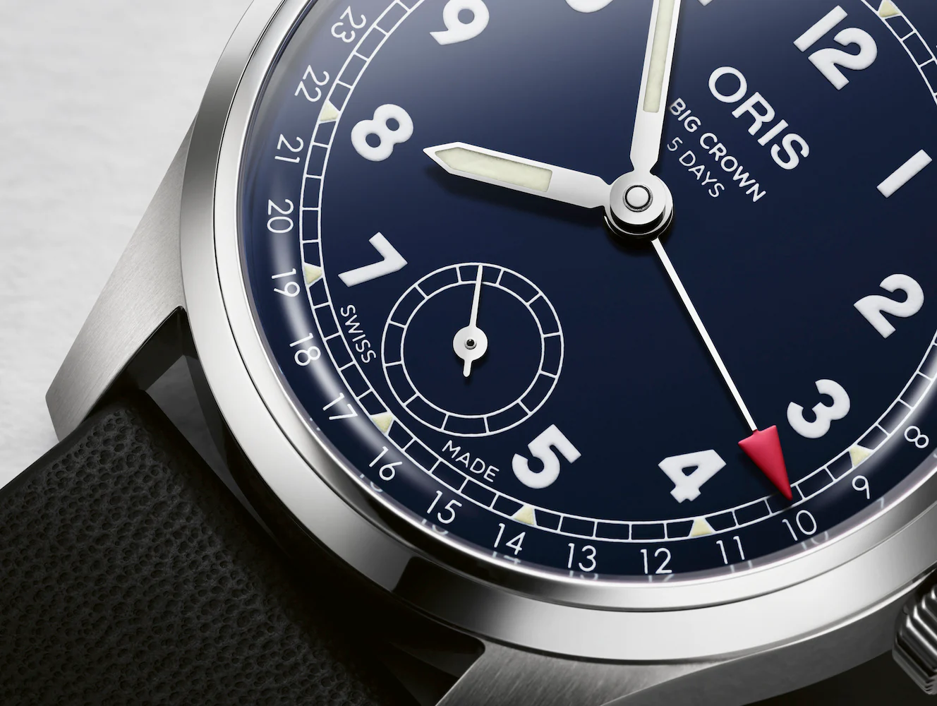 Oris Big Crown Pointer Date Calibre 403 Leather Watch - Image 3