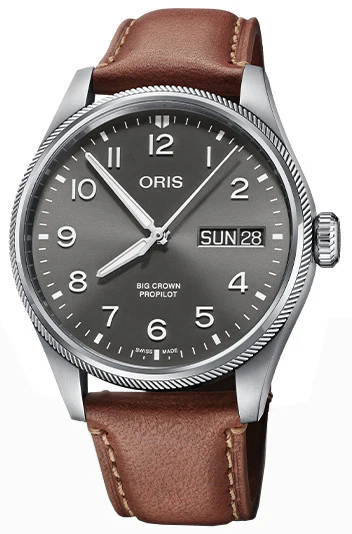 Oris Big Crown ProPilot Big Day Date Leather Watch