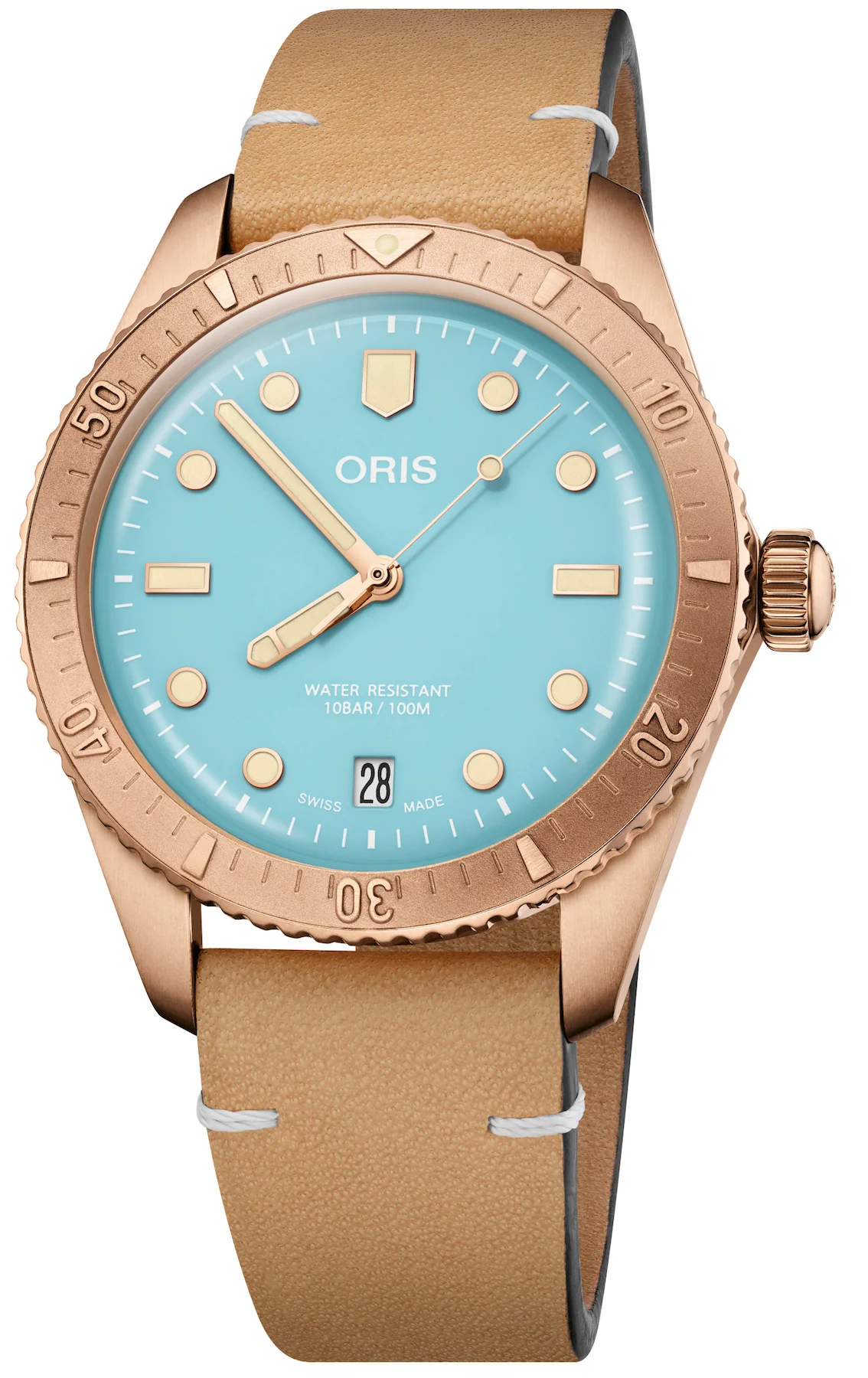 Oris Divers Sixty-Five Cotton Candy Sky Blue