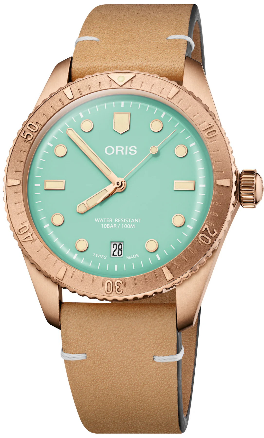 Oris Divers Sixty-Five Cotton Candy Wild Green