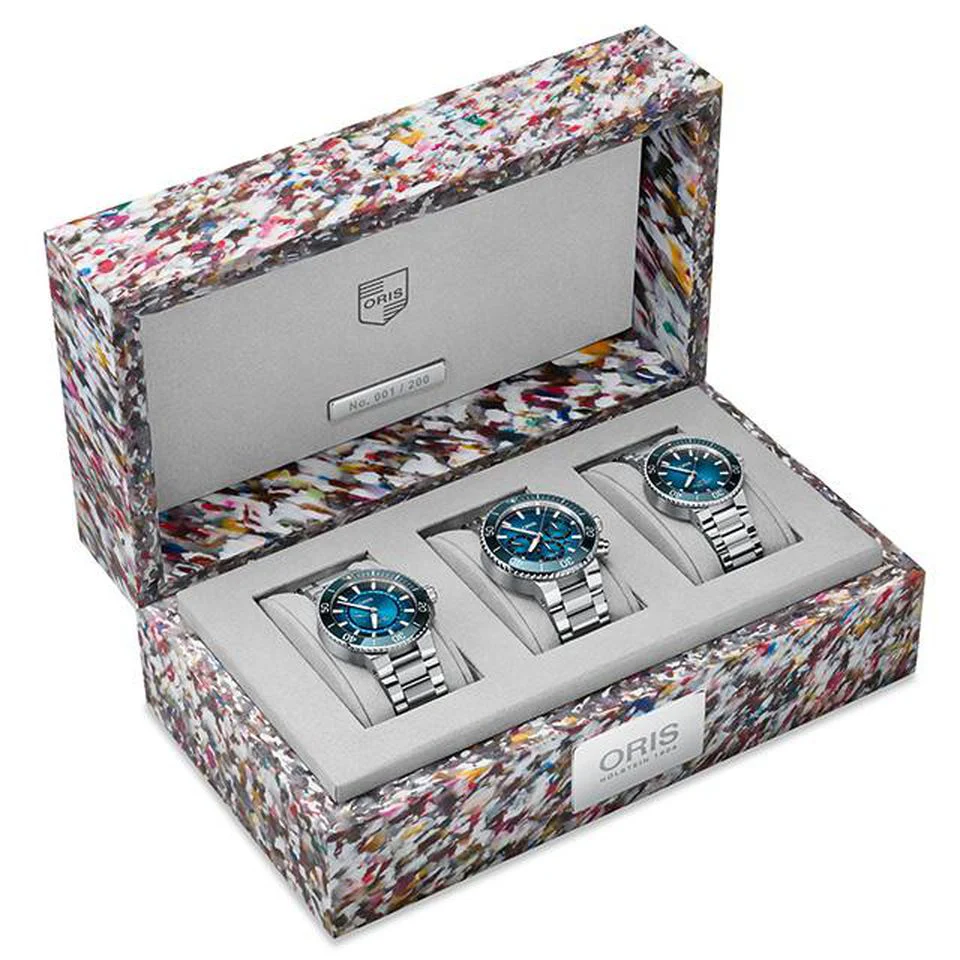 Oris Watch Save The Ocean Trilogy Of Watches Set Limited Edition