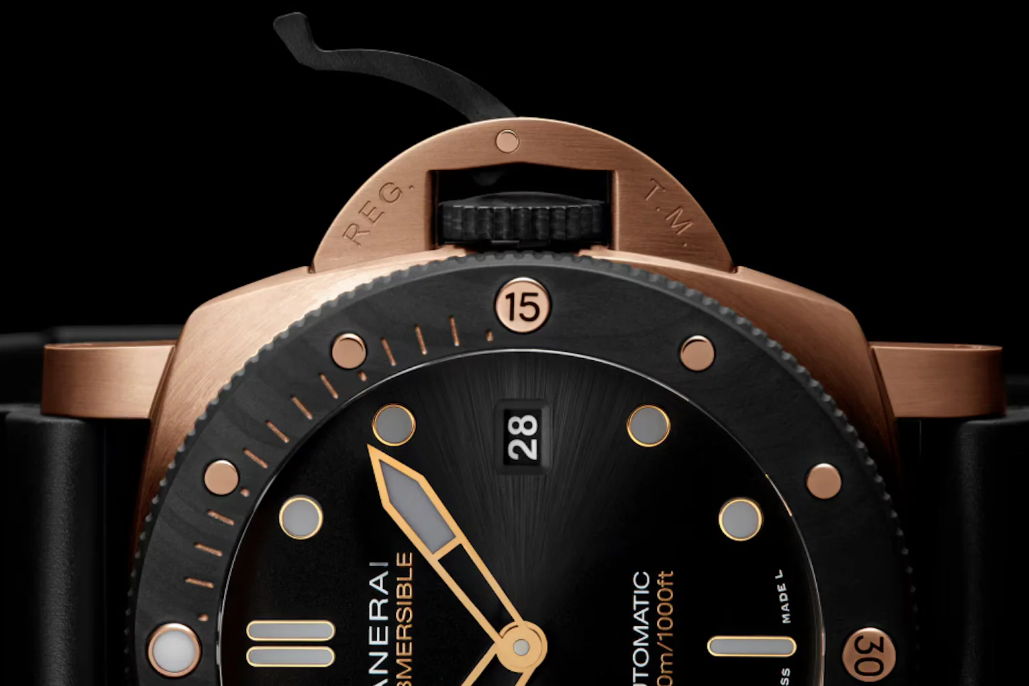 Panerai Submersible QuarantaQuattro Goldtech OroCarbo Watch - Image 3