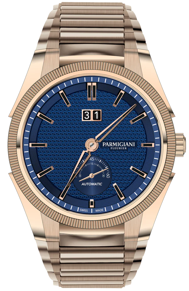 Parmigiani Fleurier Watch Tonda GT Rose Gold Blue Bracelet