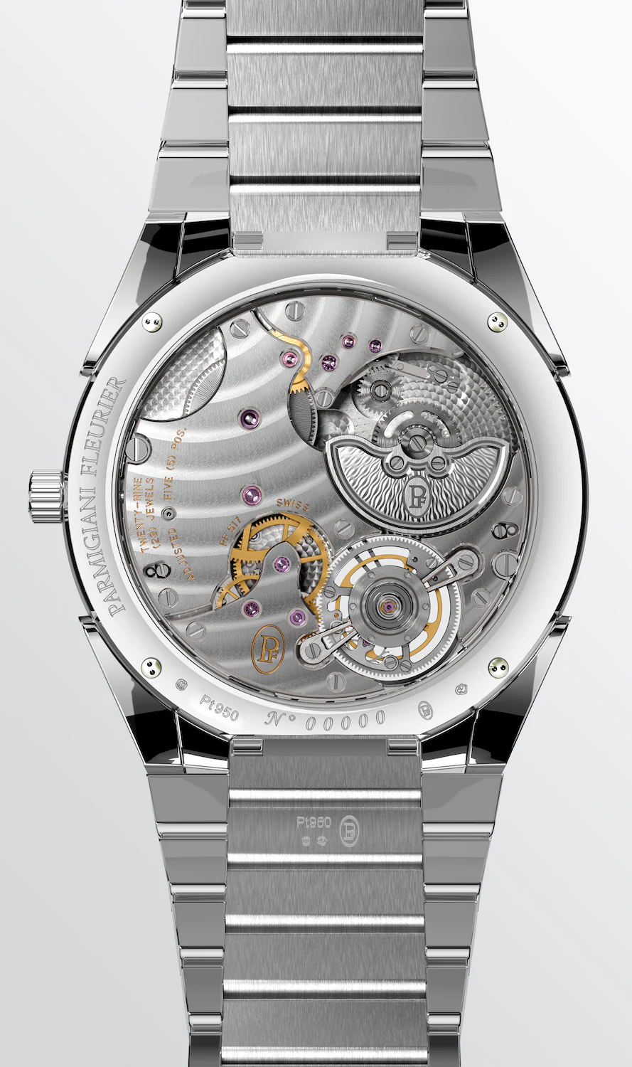 Parmigiani Fleurier Watch Tonda PF Flying Tourbillon Platinum Milano Blue Limited Edition - Image 2