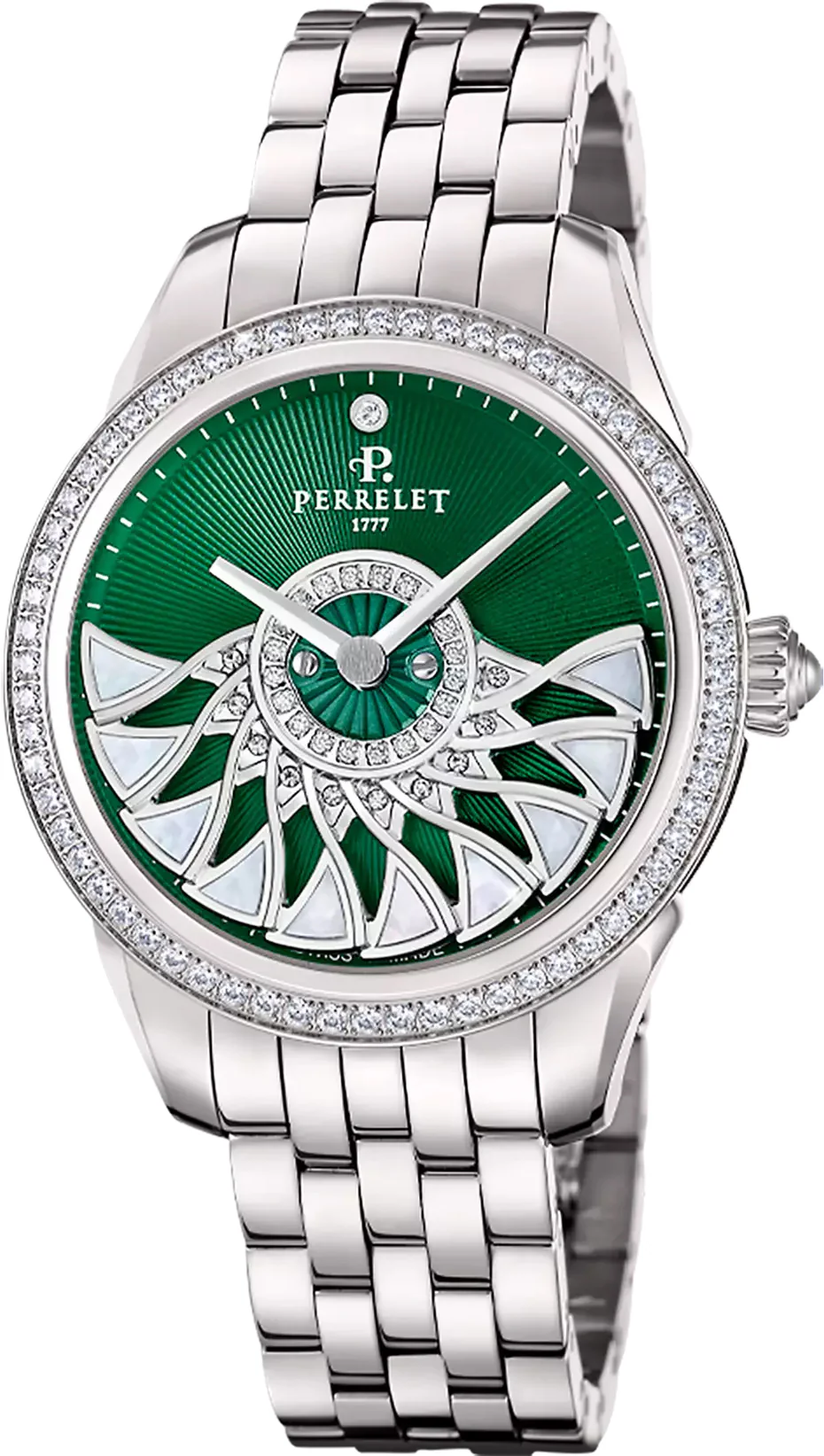 Perrelet Cleopatra Plume de Paon Diamond Watch