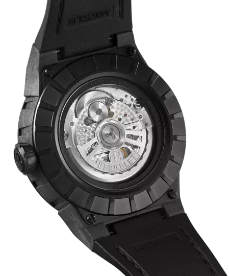 Perrelet Turbine Carbon Ice Blue Watch - Image 4