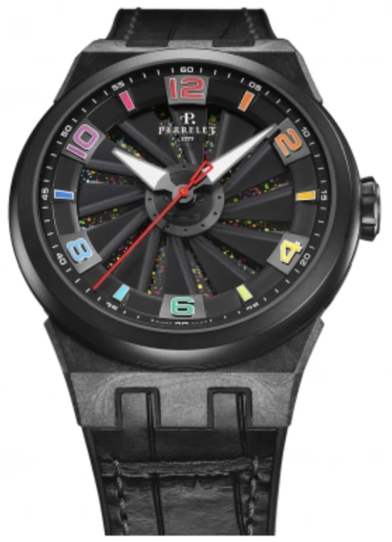 Perrelet Watch Turbine Rainbow Carbon 3 Hands Limited Edition - Image 4