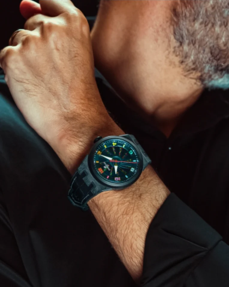 Perrelet Watch Turbine Rainbow Carbon 3 Hands Limited Edition - Image 5