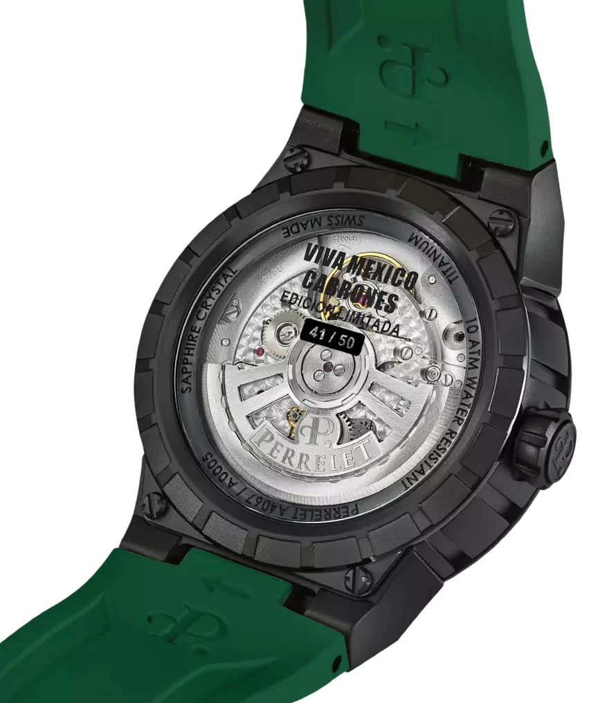 Perrelet Turbine Titanium 3 Hands Watch - Image 4