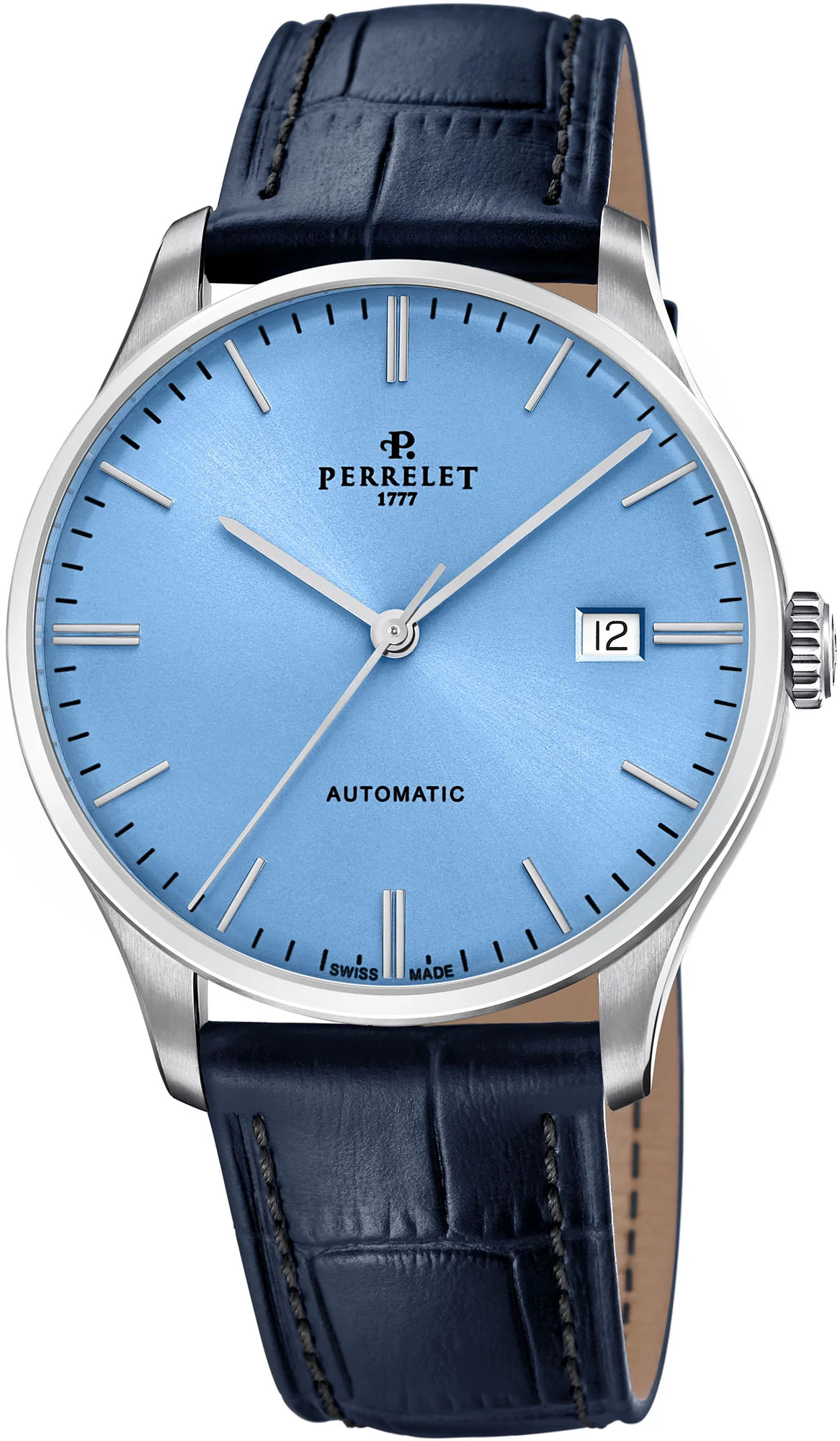 Perrelet Weekend 3 Hands Ice Blue Watch