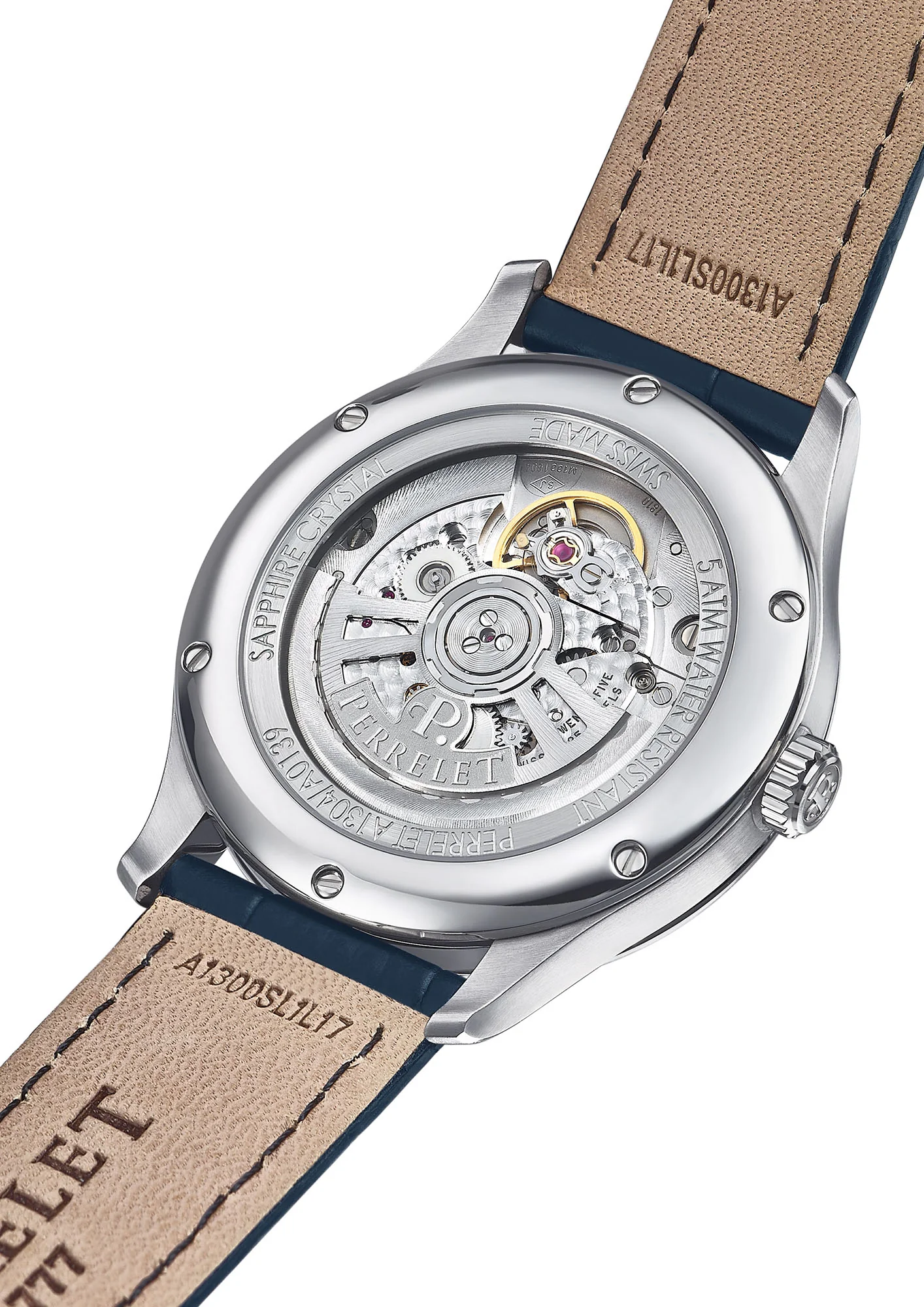 Perrelet Weekend GMT Ice Blue Watch - Image 2