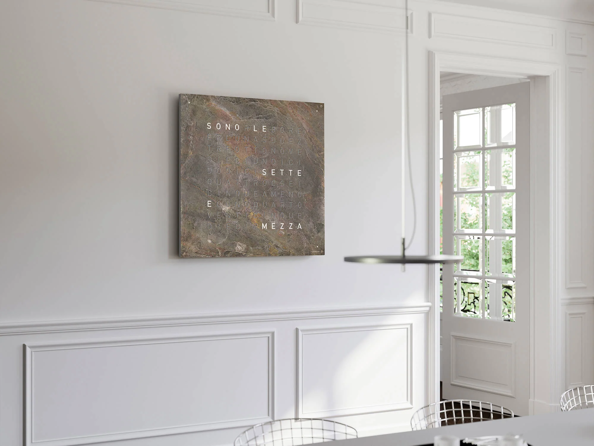 QLOCKTWO Earth 90 Creators Edition Glintscape Wall Clock Watch - Image 7