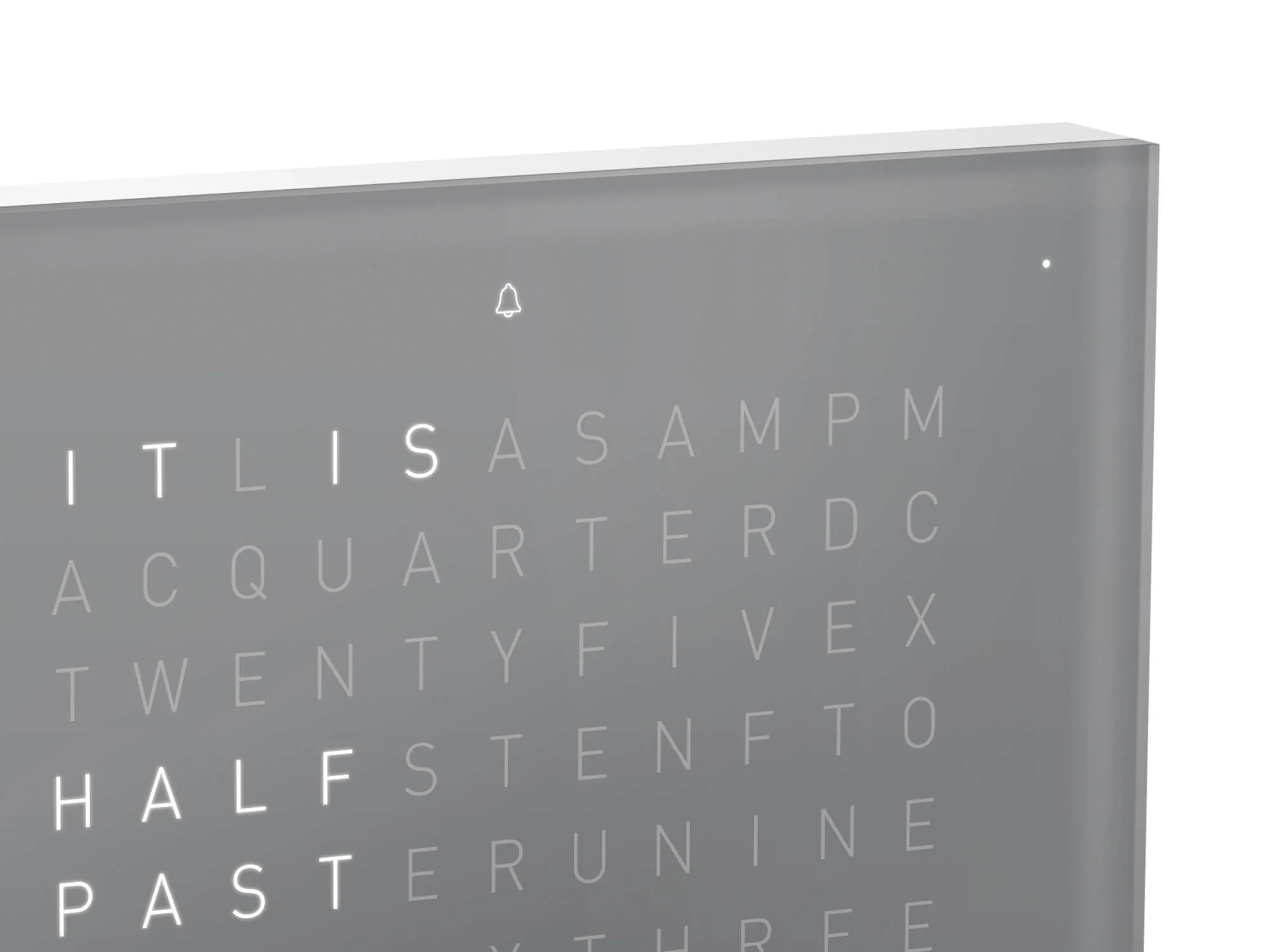 QLOCKTWO Earth 13.5 Pure Earl Grey Tea Table Clock Watch - Image 5