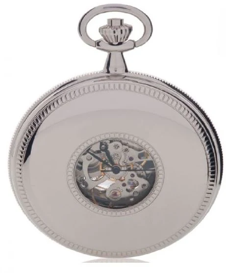 Rapport Pocket Watch Half Hunter Silver Tone - Image 2