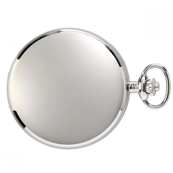Rapport Pocket Watch Mechanical Double Hunter Silver Tone - Image 4