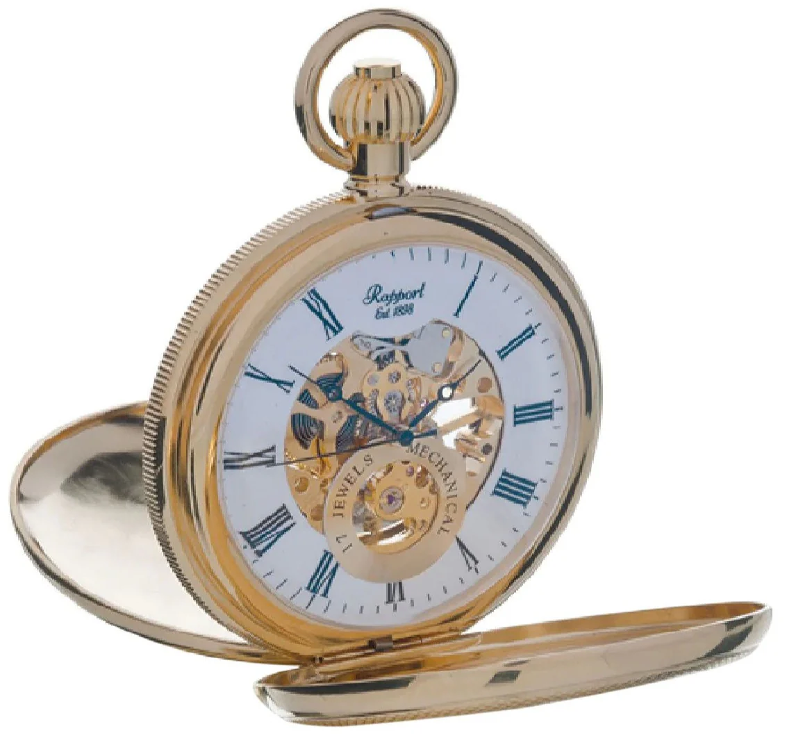 Rapport Pocket Watch Mechanical Half Hunter 50mm