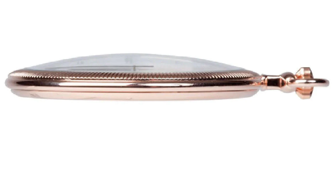 Rapport Pocket Watch Slim Open Face Rose Gold - Image 3
