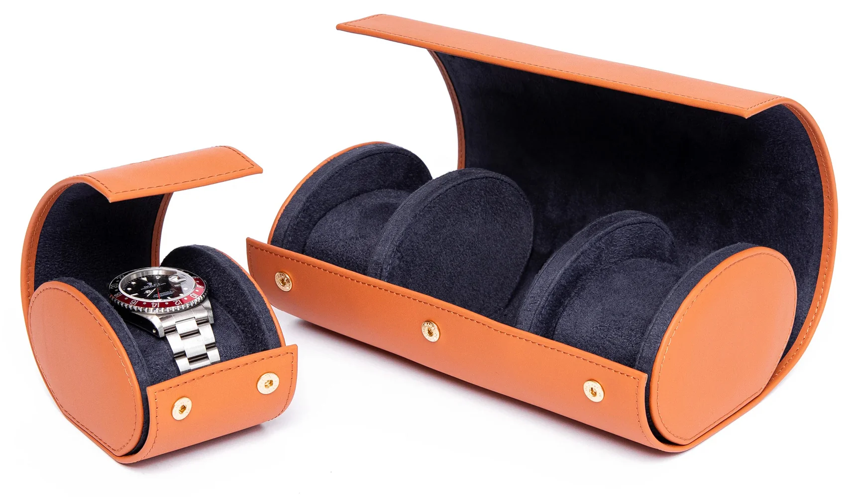 Rapport Watch Roll Hyde Park Tan Three Watch - Image 2