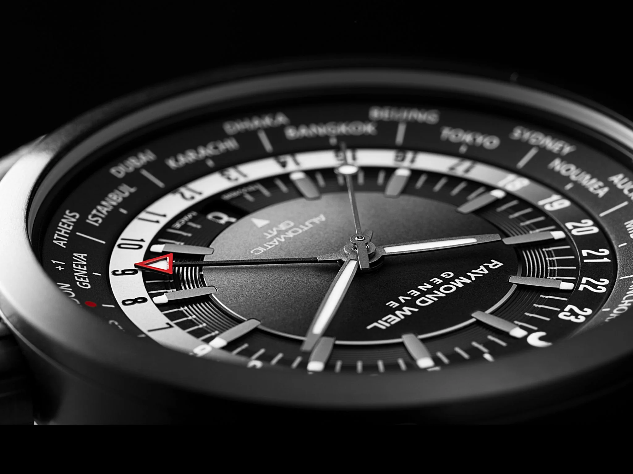 Raymond Weil Freelancer GMT Worldtimer Black D - Image 4