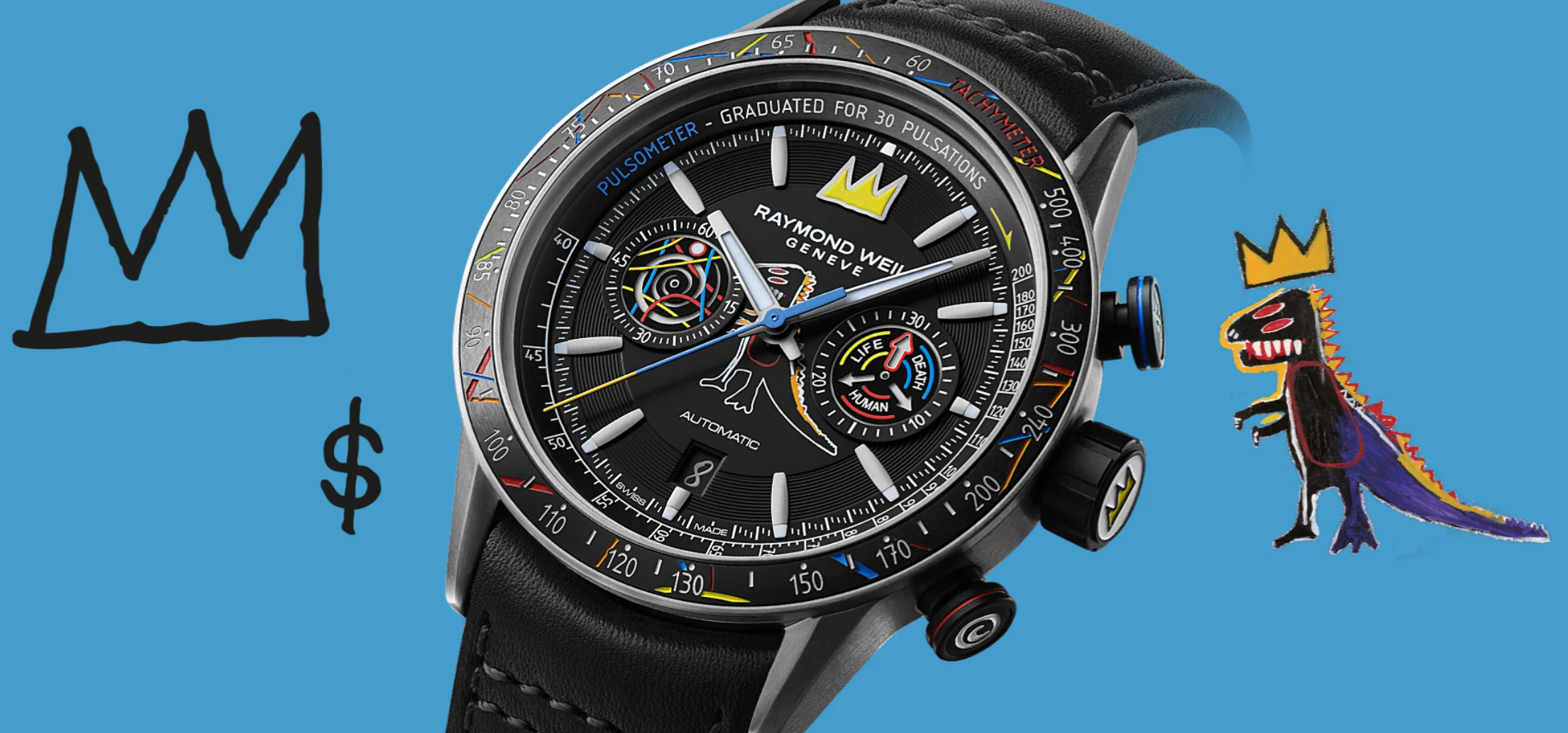 Raymond Weil Freelancer Basquiat Special Edition Watch D - Image 6