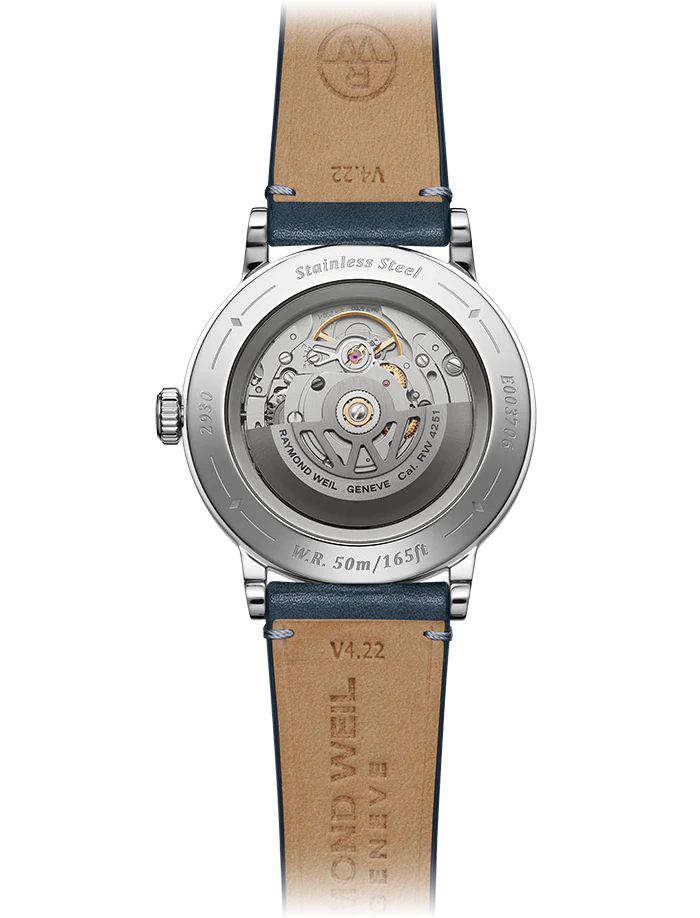 Raymond Weil Millesime Small Seconds Blue Denim Watch - Image 2