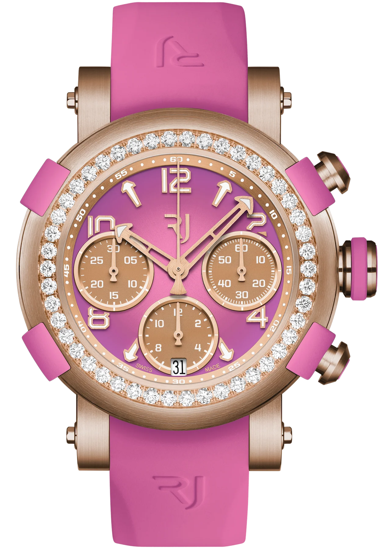 RJ Watches ARRAW Marine Gold Pink Diamonds 42mm