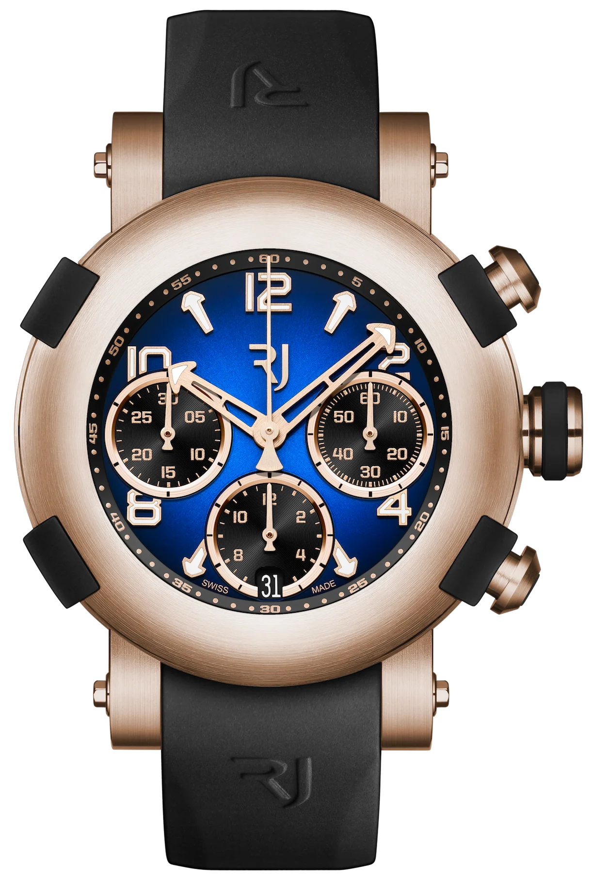 RJ Watches ARRAW Marine Gold Blue 42mm