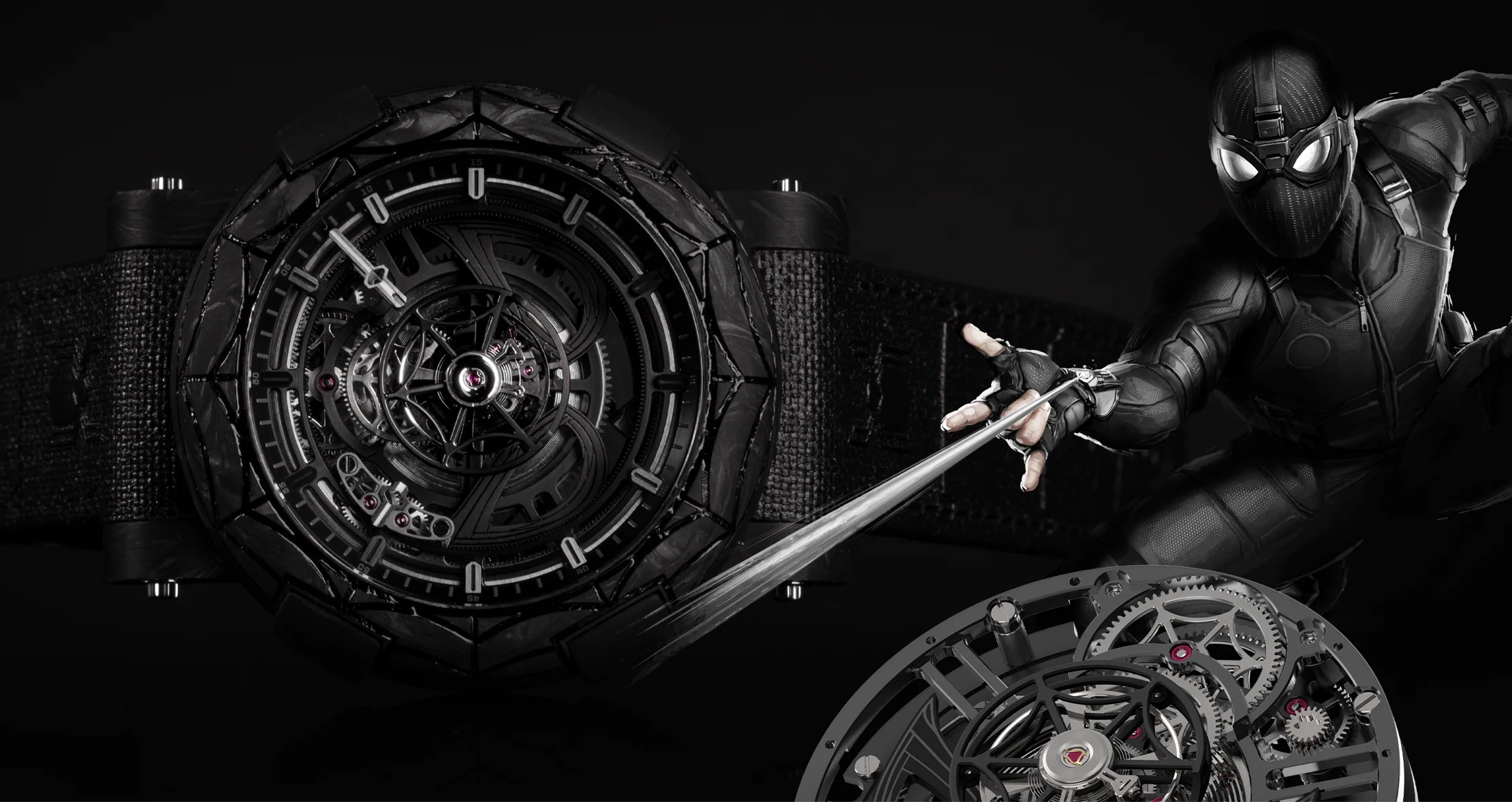 RJ Watches ARRAW Spider Man Stealth Tourbillon 45mm - Image 3