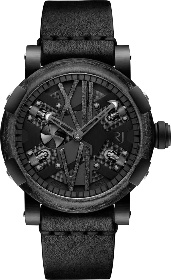 RJ Watches Steampunk Black Gunmetal