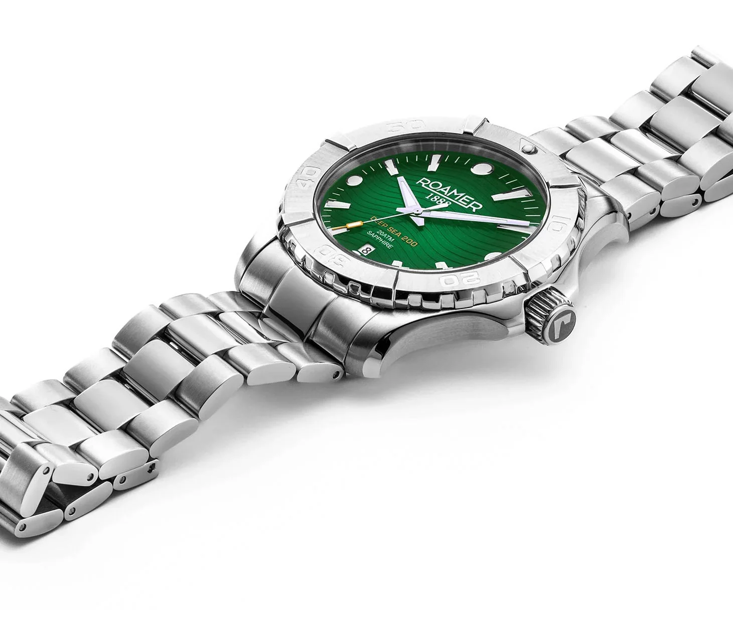 Roamer Deep Sea 200 Green Watch - Image 3