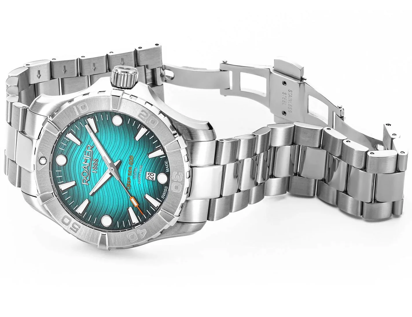 Roamer Deep Sea 200 Marine Blue Watch - Image 3