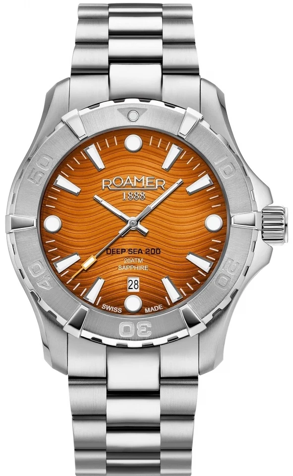 Roamer Watch Deep Sea 200 Orange