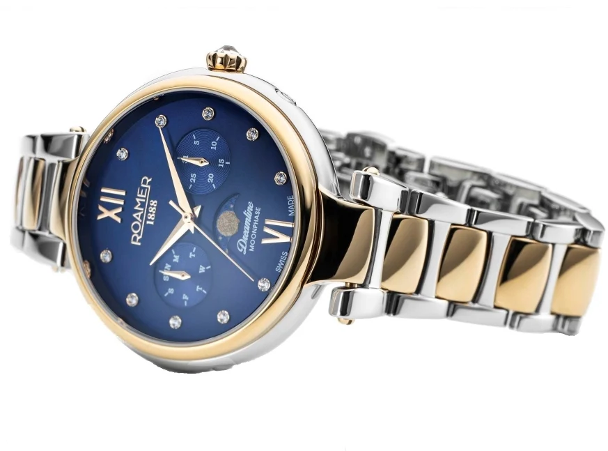 Roamer Watch Dreamline Blue MOP Moonphase - Image 2